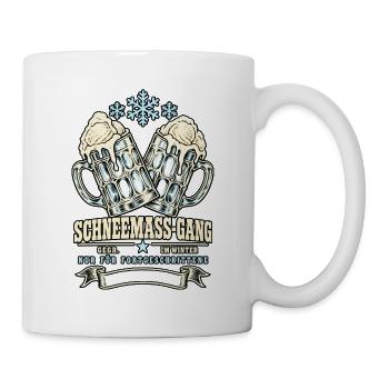 Schneemaß-Gang Fortgeschrittene - Tasse - Weiß - Rechts