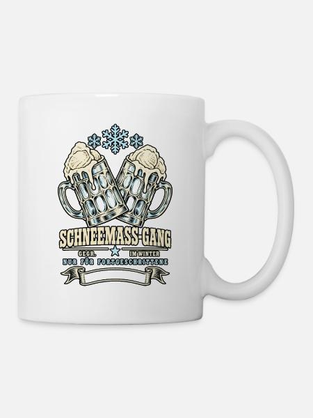 Schneemaß-Gang Fortgeschrittene - Tasse - Weiß