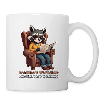 Grandpa's Workshop: Tiny Helpers Welcome - Tasse - Weiß - Rechts