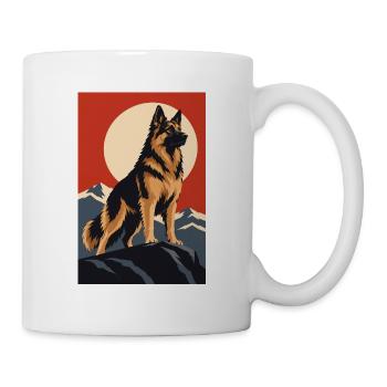 König Hirte - Tasse - Weiß - Rechts