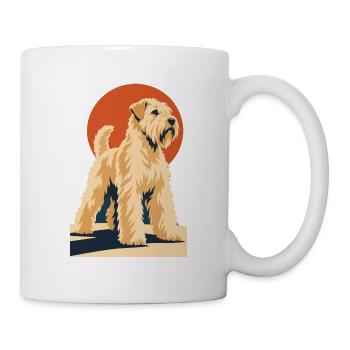 Weichfell-Wheaten Terrier - Tasse - Weiß - Rechts