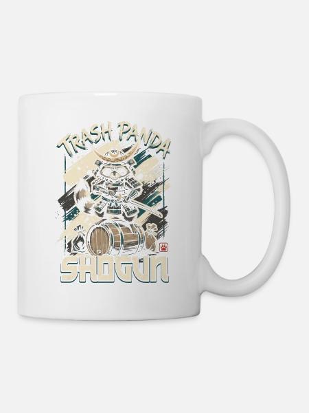 Trash Panda Shogun - Tasse - Weiß