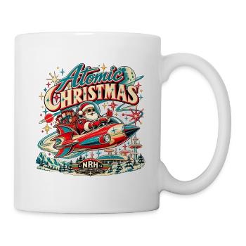 Atomic Christmas NRH Santa Rocket - Tasse - Weiß - Rechts