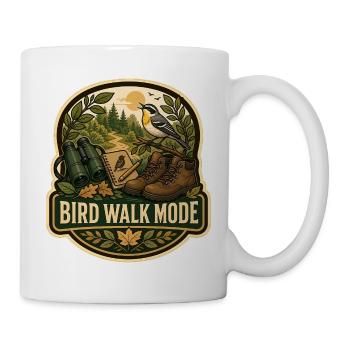 BIRD WALK MODE Wolken - Tasse - Weiß - Rechts