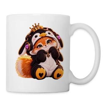 Königlicher KuschelFuchs - Tasse - Weiß - Rechts
