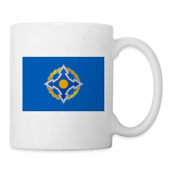 CSTO: Sicherheitsvertragsorganisation – Flagge - Tasse - Weiß - Rechts