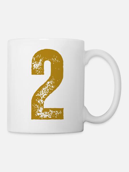2 - Tasse - Weiß