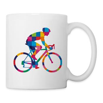 Lustiges Fahrrad Rennrad Gravel Radsport Geschenk - Tasse - Weiß - Rechts