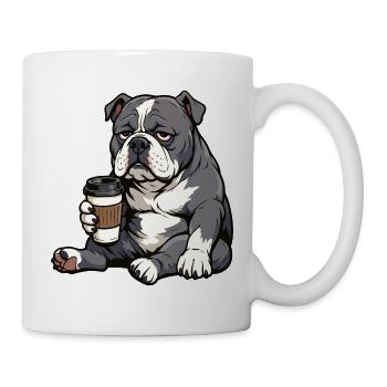 American Bully Bully Pit Bullys Bullybesitzer  - Tasse - Weiß - Rechts