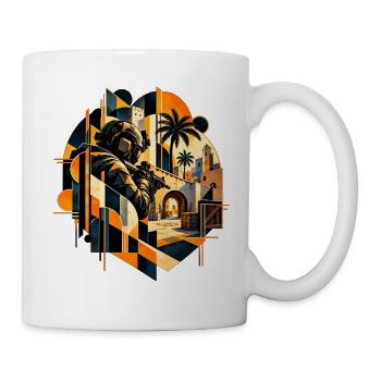 Taktischer Soldat -Gamer Motiv Geschenk PC Spieler - Tasse - Weiß - Rechts