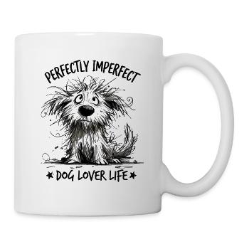 Sketch Furry Dog - Tasse - Weiß - Rechts