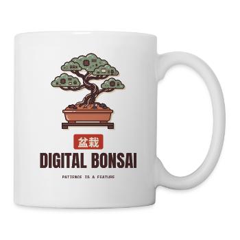 Digital Bonsai Schaltplatine Cable Tree Zen - Tasse - Weiß - Rechts