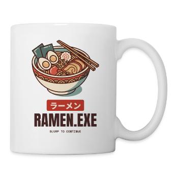 Ramen EXE Nudelschalen-Programmierer Japanisch - Tasse - Weiß - Rechts