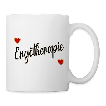 Ergotherapie mit Herz - Tasse - Weiß - Rechts