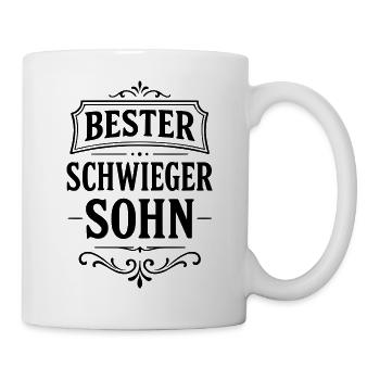 Bester Schwiegersohn Geschenk  - Tasse - Weiß - Rechts