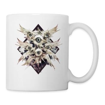 Biblisch korrekter Engel Seraphim Ophanim Gothic - Tasse - Weiß - Rechts
