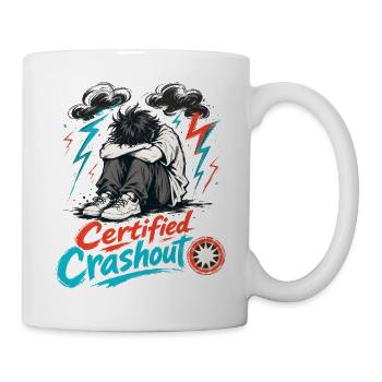 Certified Crashout Sturmruhe - Tasse - Weiß - Rechts
