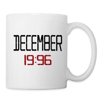 Dezember 1996, 30. Geburtstagsgeschenke - Tasse - Weiß - Rechts
