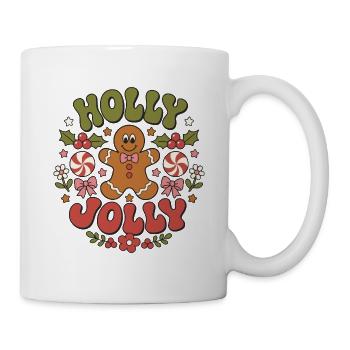 Holly Jolly - Tasse - Weiß - Rechts