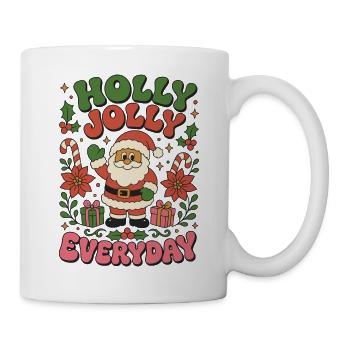 Holly Jolly Everyday - Tasse - Weiß - Rechts