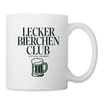 Lecker Bierchen Club - Tasse - Weiß - Rechts
