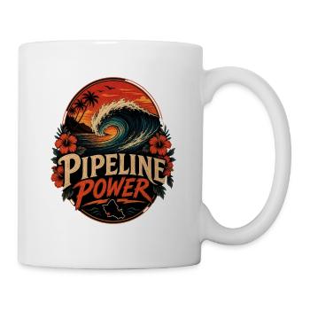 Pipeline Power - Tasse - Weiß - Rechts