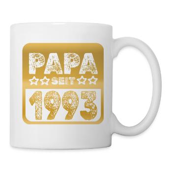 Papa 1993 - Tasse - Weiß - Rechts