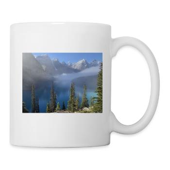Bergsee im Nebelwald - Tasse - Weiß - Rechts