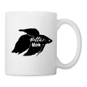 betta mum - Tasse - Weiß - Rechts