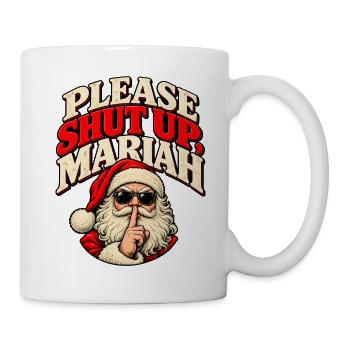 Santa Rebel Christmas Pop - Tasse - Weiß - Rechts