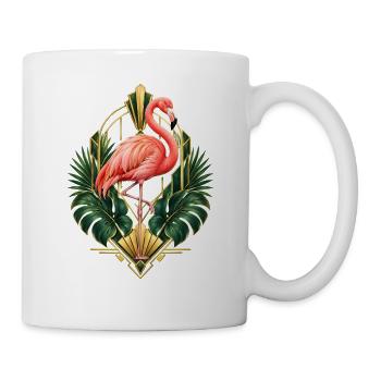 Niedlicher Flamingo Süße Flamingos - Tasse - Weiß - Rechts