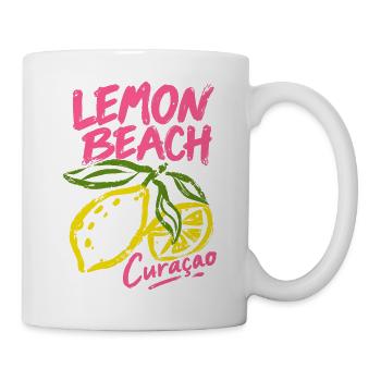 Lemon Beach Curacao - Tasse - Weiß - Rechts