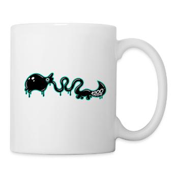 1200 Dino Monster - Tasse - Weiß - Rechts