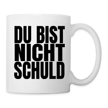 Du bist nicht schuld – Trost & Selbstwert | AMFI - Tasse - Weiß - Rechts