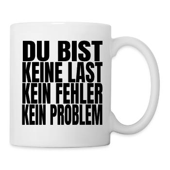 Du bist keine Last – Mutmacher & Selbstwert | AMFI - Tasse - Weiß - Rechts