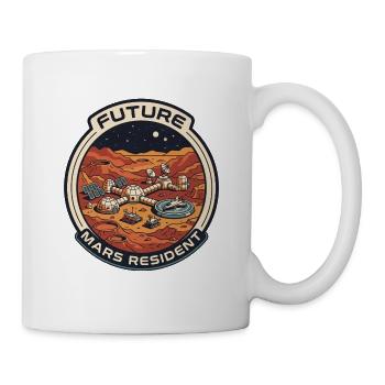 Future Mars Resident - Tasse - Weiß - Rechts