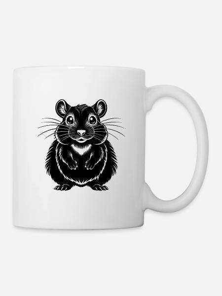 Hamster - Tasse - Weiß