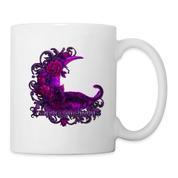 Embrace Your Shadows Gothic Shirt - Tasse - Weiß - Rechts