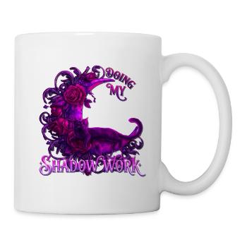 Doing My Shadow Work Witch Shirt - Tasse - Weiß - Rechts