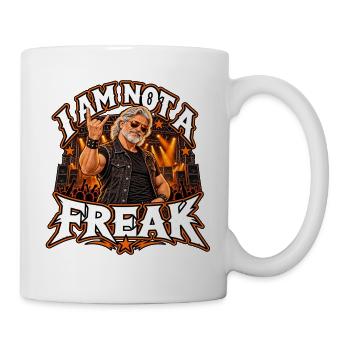 I Am Not A Freak - Tasse - Weiß - Rechts