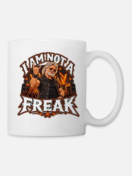 I Am Not A Freak - Tasse - Weiß