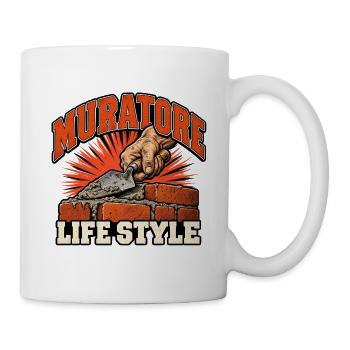 Brick Lifestyle Bricks - Tasse - Weiß - Rechts