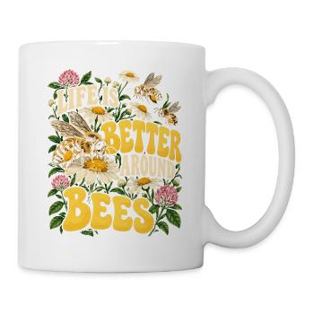 Bienen Bienenzüchter Imker Bienenzucht - Tasse - Weiß - Rechts