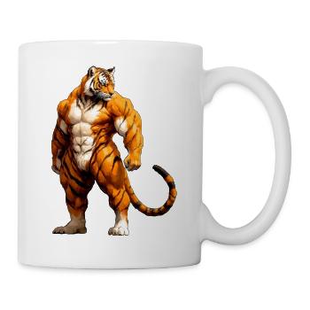 Tiger Fitness - Tasse - Weiß - Rechts