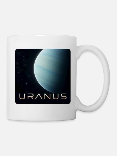 Uranus-30cm - Tasse - Weiß