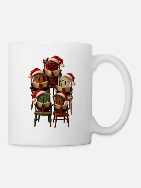 Der Weihnachtsmann leisen Leselieder - Tasse - Weiß