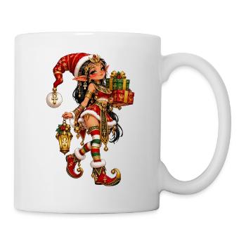 Ägyptischer Weihnachtself – Feiertag im alten Ägypten - Tasse - Weiß - Rechts