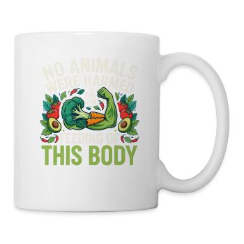 No Animals Were Harmed in the Feeding of This Body - Tasse - Weiß - Rechts