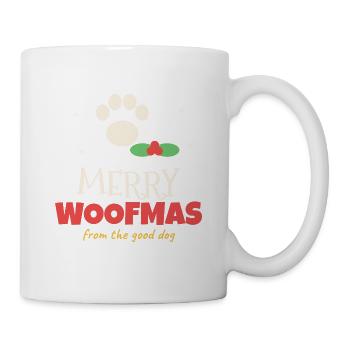 Merry Woofmas – Aus The Good Dog - Tasse - Weiß - Rechts