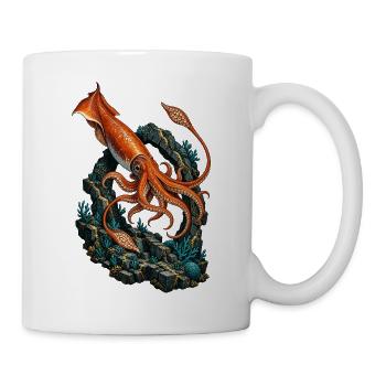 Riesenkalmar am versunkenen Basalttor - Tasse - Weiß - Rechts